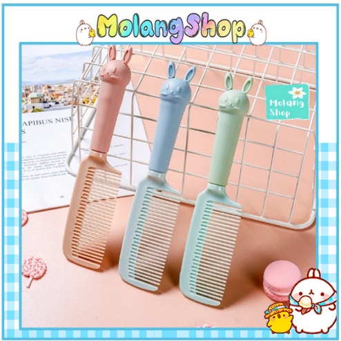 Lược chải tóc bỏ túi có tay cầm tiện dụng Molangshop