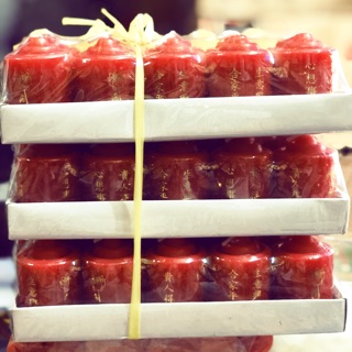 Đèn trụ nhỏ cao 5cm 3 màu đỏ vàng trắng