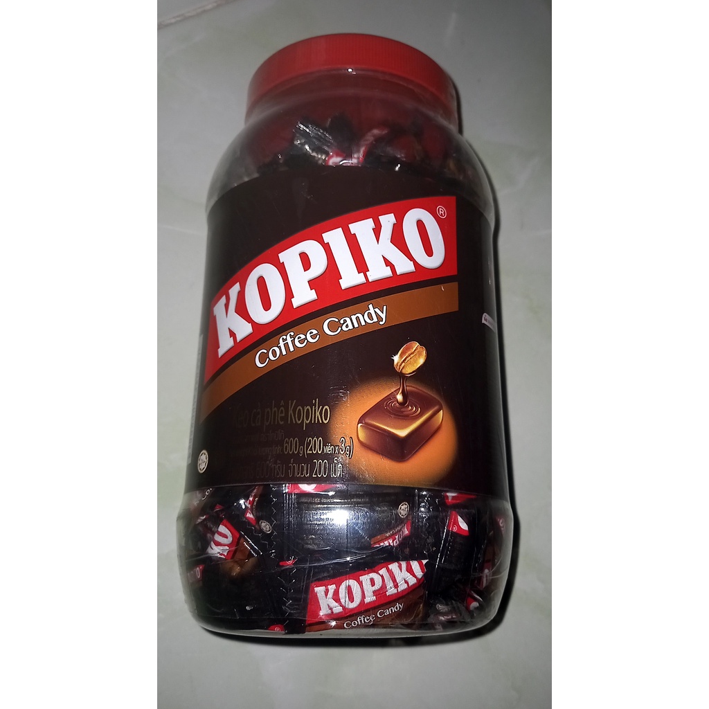 Kẹo kopiko hủ 560gr vị cà phê sữa