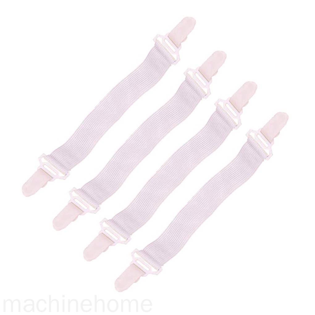 4 Dây kẹp cố định vỏ chăn ga giường co giãn tiện dụng