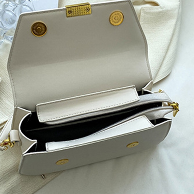 Túi đeo chéo IELGY hình vuông nhỏ màu sắc đơn giản có khóa từ thời trang cho nữ