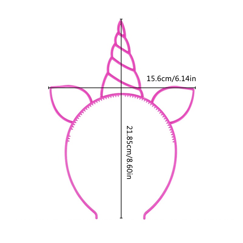 Băng Đô Tai Mèo Đính Sừng Kỳ Lân Đáng Yêu Cho Bé