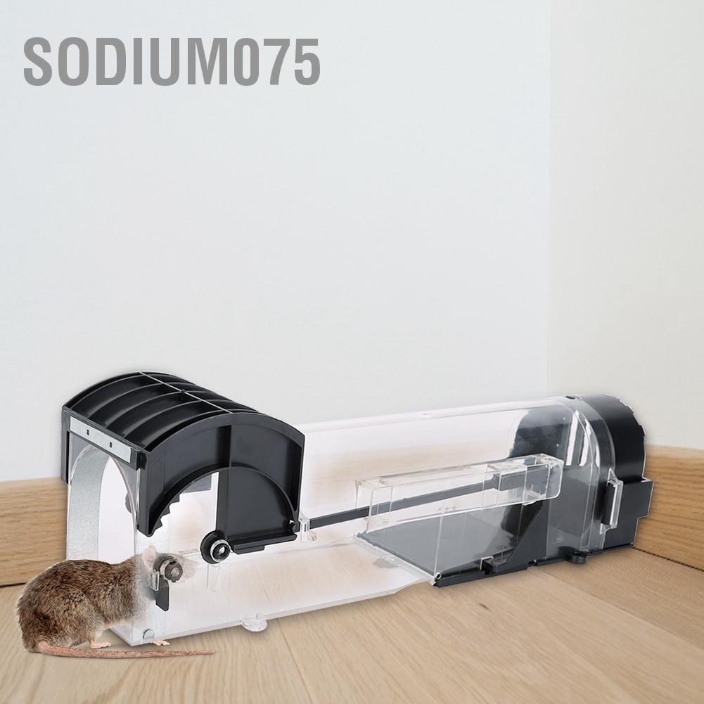 Hot Deals Chuột tự động hộ gia đình Mousetrap Chuột bẫy Lồng Mồi bắt Chuột giết chuột Sodium075 Hàng giao ngay