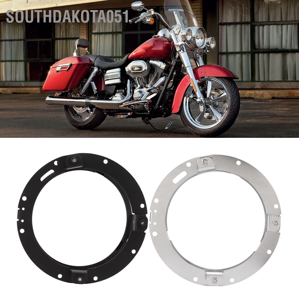 [Hàng HOT] Khung Tròn đèn pha xe máy 7 inch - Giá Đỡ Đèn Pha Led gắn đầu xe máy【Southdakota051】