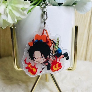 Móc khóa One Piece mica trong Đảo hải tặc quà tặng xinh xắn dễ thương anime chibi