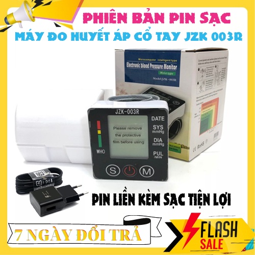 Máy Đo Huyết Áp Cổ Tay JZK - 003R - Pin liền kèm bộ sạc . Bảo hành 6 tháng