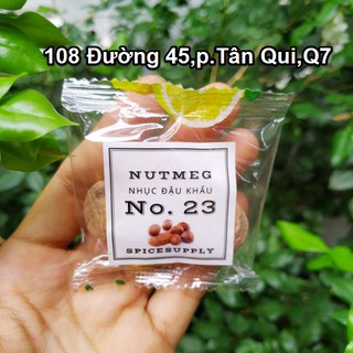 Gói mini 3 Nutmeg whole small - Nhục đậu khấu 3 hạt nhỏ gói nhỏ