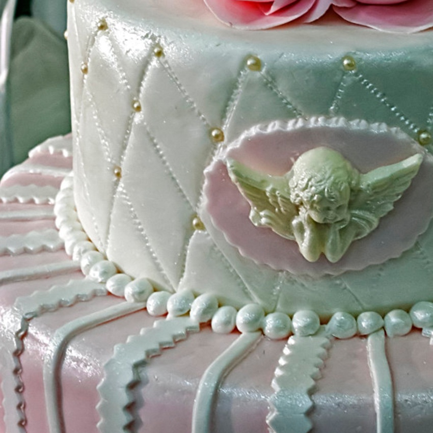 1 Khuôn Cắt Tạo Hình Fondant Hình Kim Cương