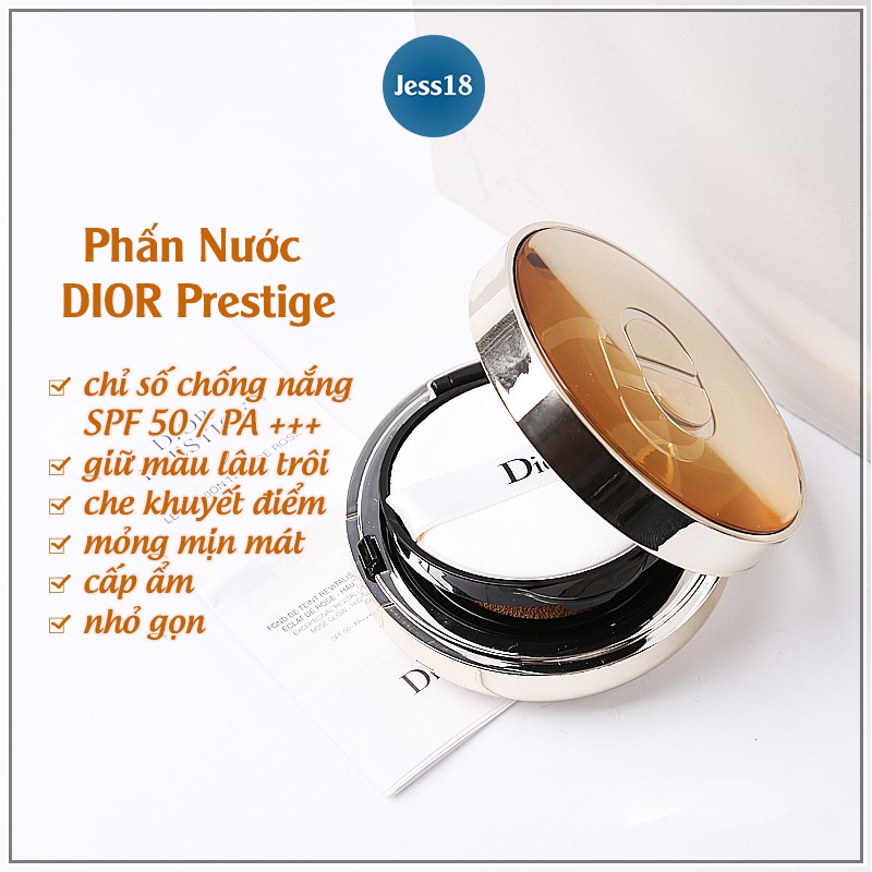 Phấn nước Dior mini size Prestige chính hãng cao cấp, Cushion giúp mịn tiệp da, tone màu trắng tự nhiên date mới- Jess18 | BigBuy360 - bigbuy360.vn