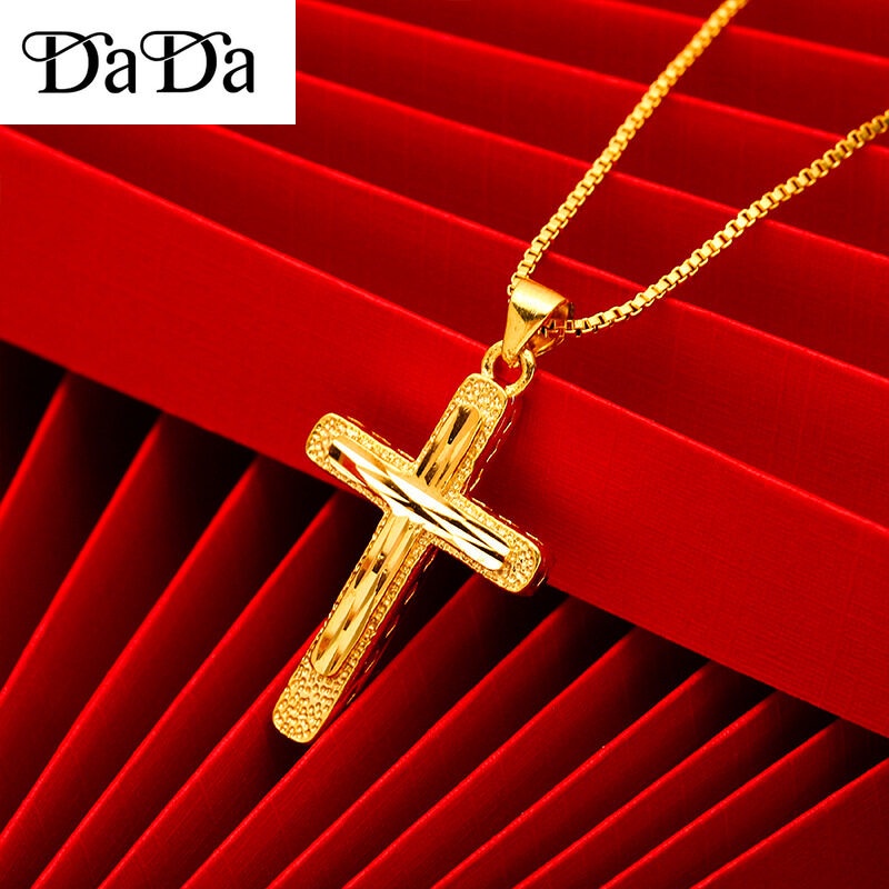 Dây Chuyền Mạ Vàng 18k Mặt Thánh Giá