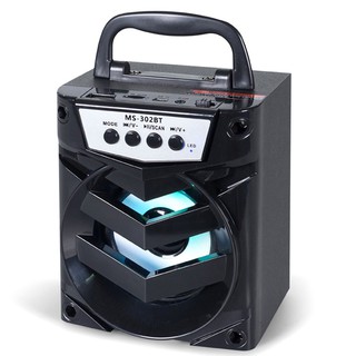 Loa gỗ Bluetooth xách tay MS-302BT
