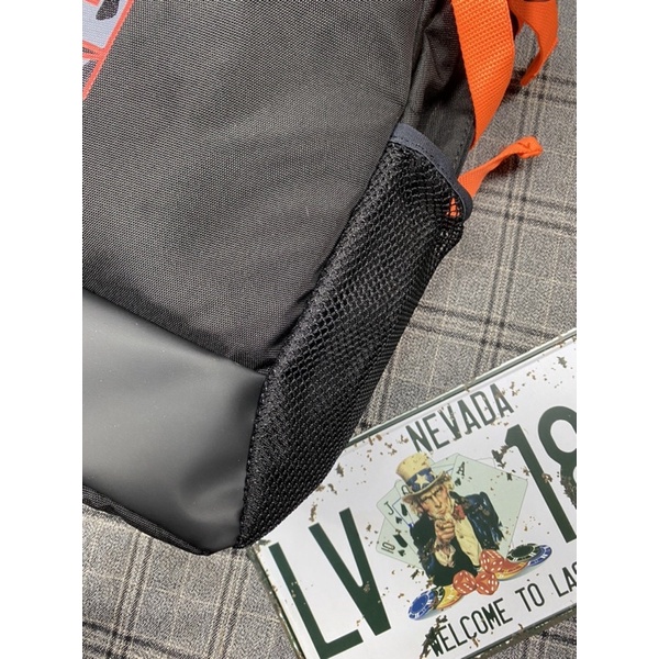 Ba Lô Thể Thao ADIDAS POWER Màu Đen Cam Có Vách Ngăn Riêng Đựng Laptop Chất Liệu Polyester Chống Thấm Nước Balo du lịch