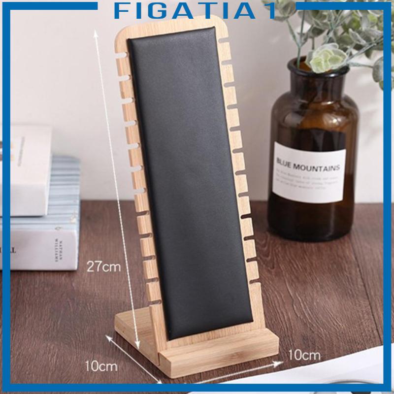 Giá Đỡ Trưng Bày Trang Sức Bằng Da Và Tre figatia1