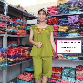 Đồ bộ nữ mặc nhà thun lạnh🔥siêu co giãn