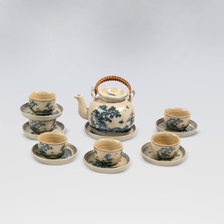 Lẻ chén, đĩa, ấm , nắp hàng men rạn