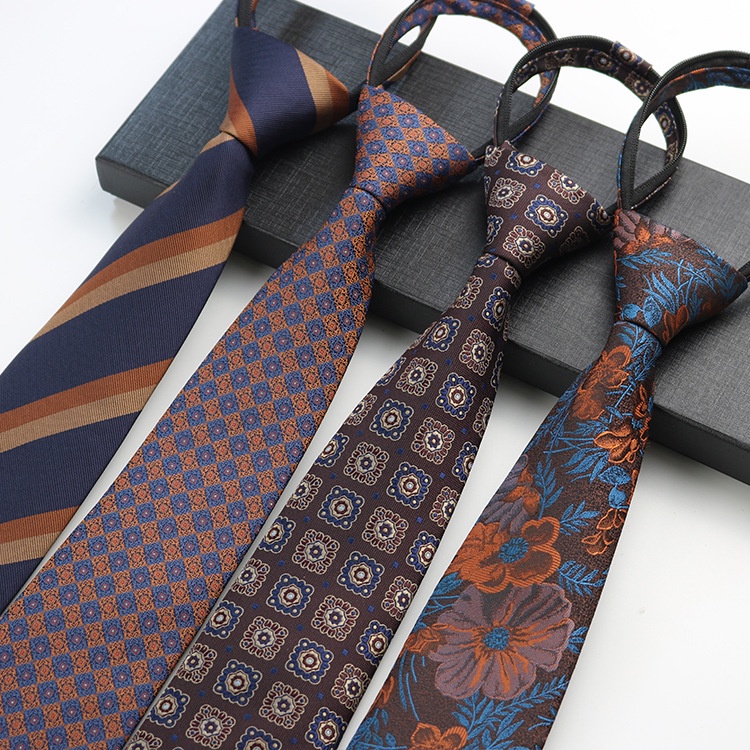 Cà Vạt Họa Tiết Kẻ Sọc 8cm Phong Cách Retro Lịch Lãm Cho Nam 24H