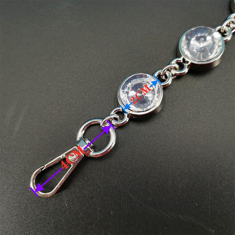 Chuỗi dây đính đá xinh xắn cho túi xách