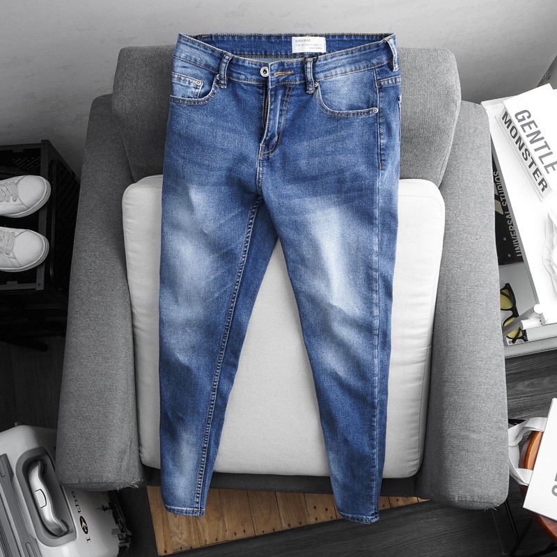 Quần jean nam chất jeans co dãn nhiều màu quần bò nam đẹp phong cách thời trang ống ôm cao cấp mẫu mới haian jeans