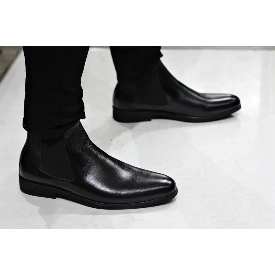 Giày Bốt cổ lửng - Chelsea Boots 1xx tăng chiều cao