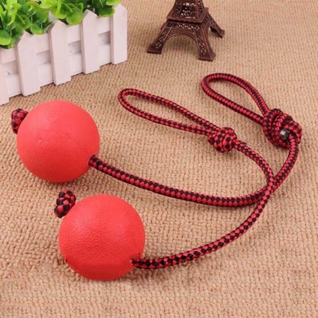 Bóng Dây Huấn Luyện chó, bóng cao su huấn luyện chó siêu bền dẻo