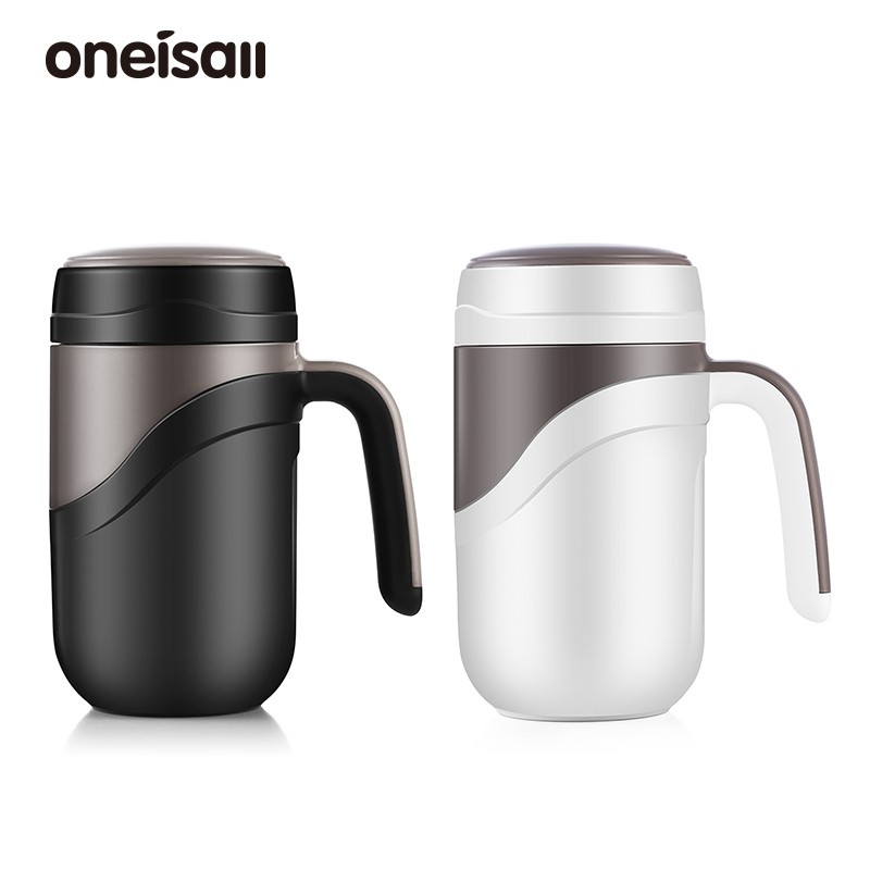 ONEISALL Cốc ONEISALL Uống Cà Phê/Trà Giữ Nóng Có Tay Cầm Bằng Gốm 380ml
