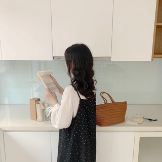 Set váy chấm bi kèm áo