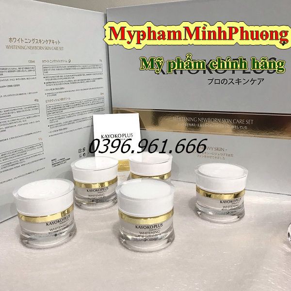 Kem ngày đêm Kayoko Plus Trắng 5in1 mờ nám trắng mịn da