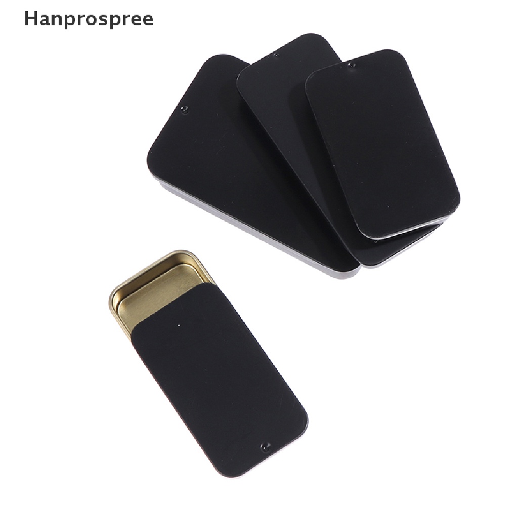 Set 2 hộp đựng đồ bằng thiếc thiết kế nhỏ gọn tiện dụng