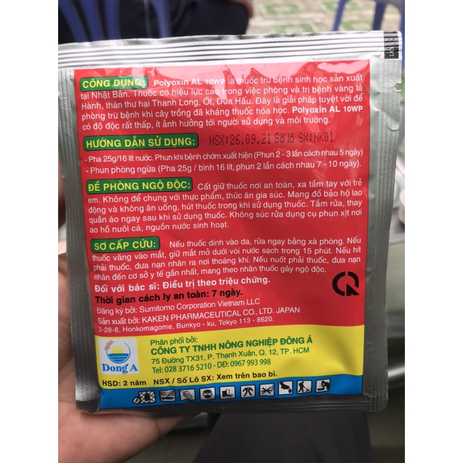 POLYOXIN - ĐẶC TRỪ THÁN THƯ CÂY TRỒNG - 25g