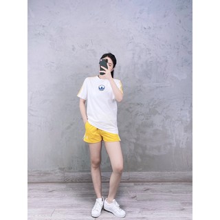 | Ảnh Thật | Áo Das Trắng Line Vàng