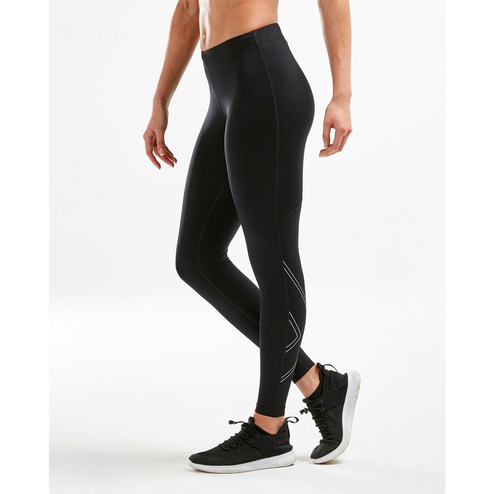 Quần Bó Cơ Thể Thao Nữ 2XU ASPIRE COMPRESSION TIGHTS Màu Đen 2XUWA5862BBS