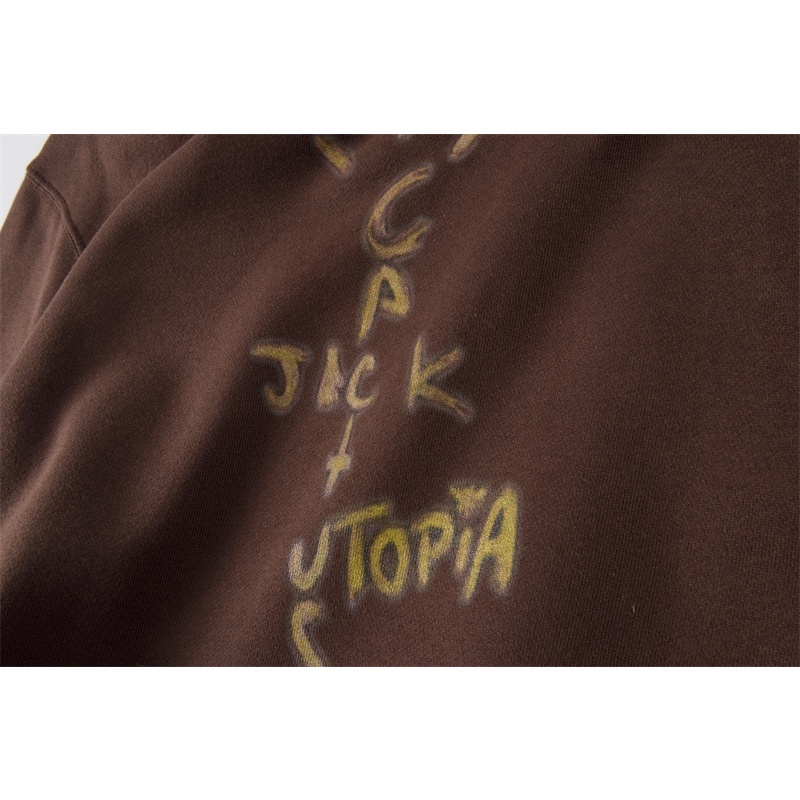 Hàng Bán Chạy Áo Hoodie Thể Thao Cotton Plus Size Tay Dài In Hình Travis Scott Jack Rushadk Xương Rồng Cho Nam Và Nữ