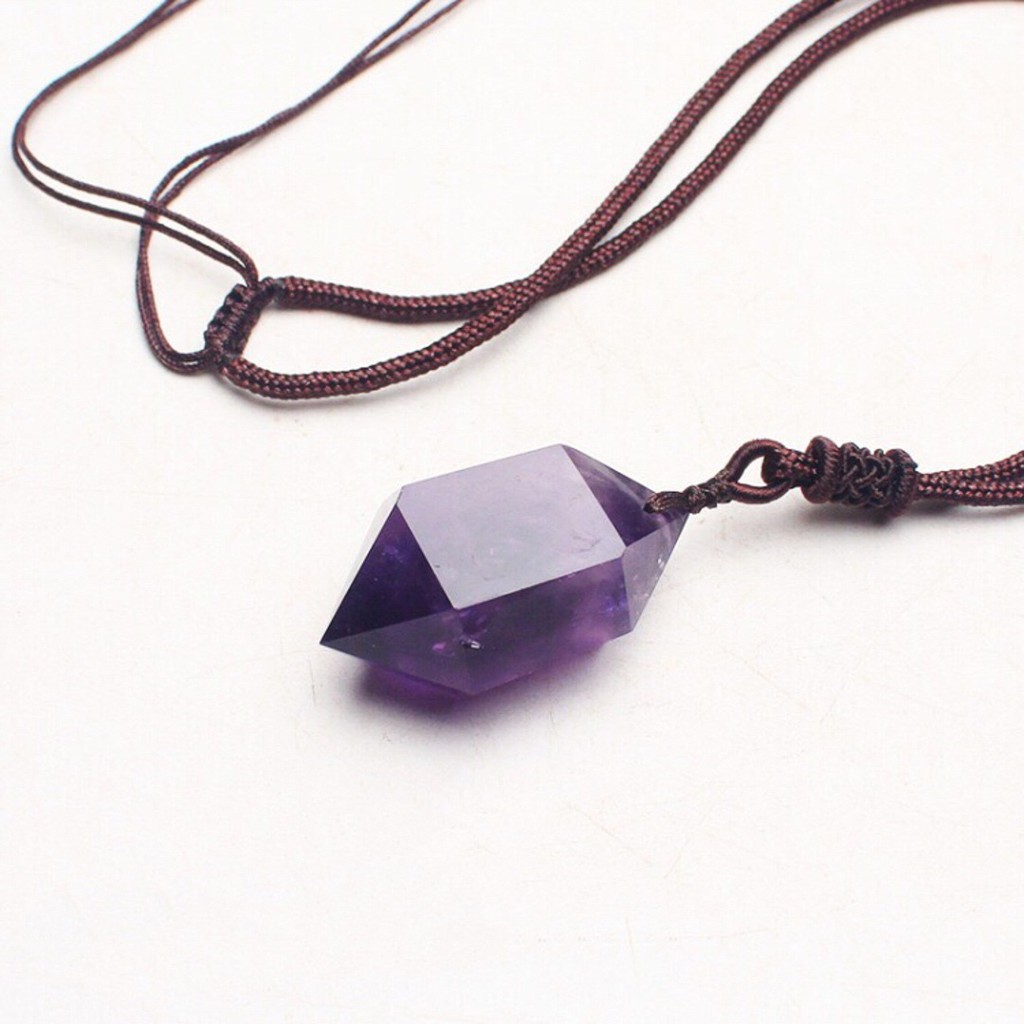 Vòng cổ Amethyst thạch anh tím phong cách cổ điển sành điệu Chammart