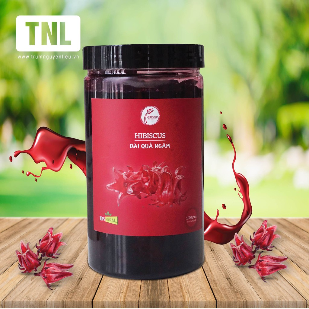 Đài quả ngâm Hibiscus Onefood - hộp 1kg  - Hàng chính hãng