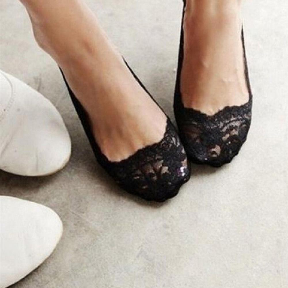 Vớ Cotton Phối Ren Chống Trượt Thời Trang Cho Nữ | BigBuy360 - bigbuy360.vn