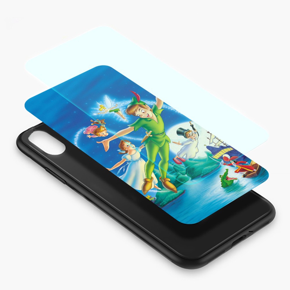 🌟2️⃣0️⃣2️⃣1️⃣🌟 Ốp lưng kính in hình peter pan và wendy cho điện thoại iphone 6 6s 7 plus 8 plus xr x xs max 12 - A962