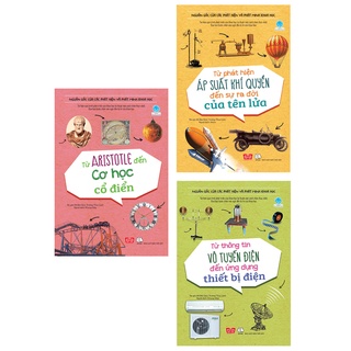 Sách - combo nguồn gốc của các phát hiện và phát minh khoa học