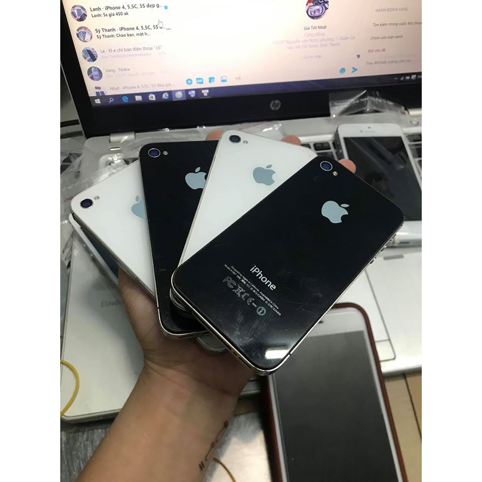 Điện thoại Iphone 4S 16GB Quốc Tế Nguyên Zin Đẹp Keng Full Chức Năng