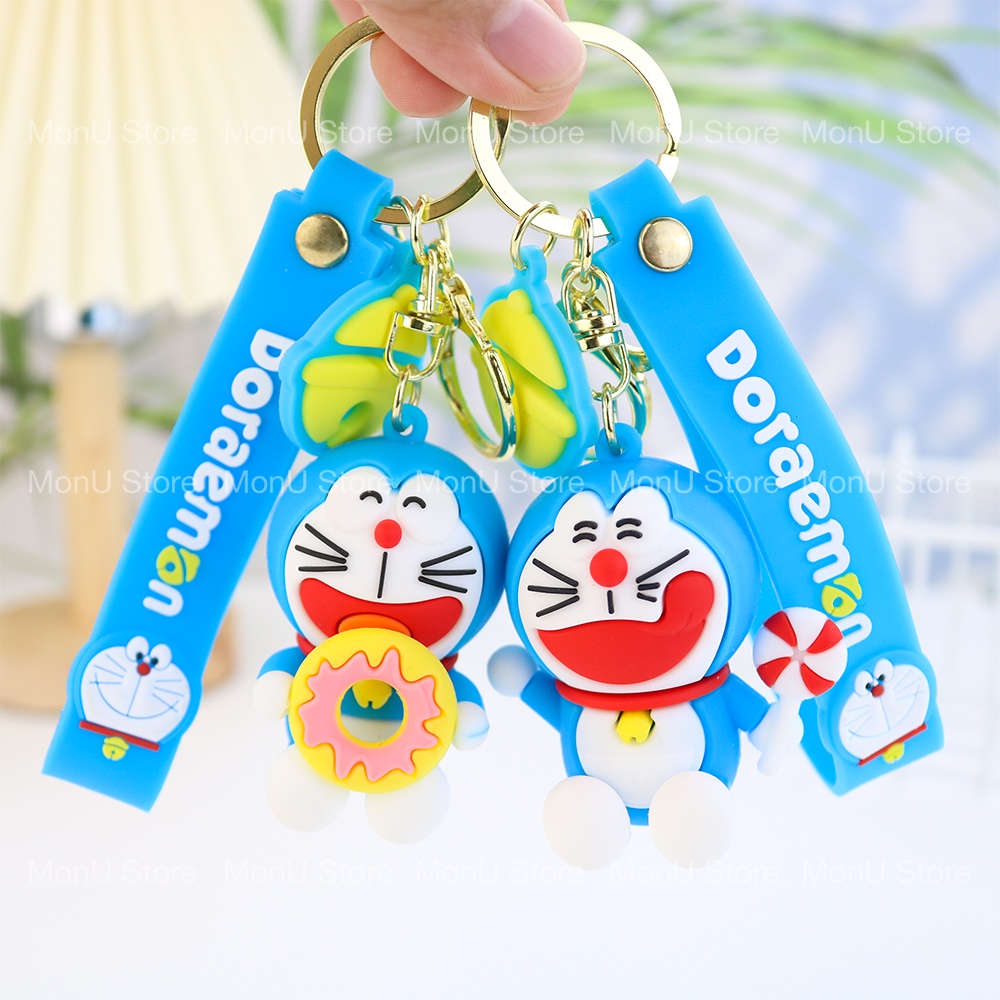 Móc khóa DORAEMON DOREMON ăn bánh loại tốt MonUStore MON0293 TooYoo