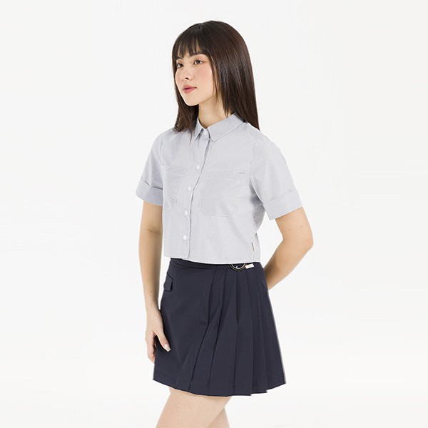 Áo croptop túi ốp VIEN TRAN V61H20H009 (Nhiều màu)