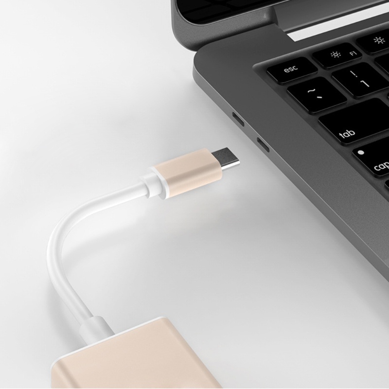 Bộ ChuyểN LIDU1 USB C Sang VGA 3.1 Sang VGA Cho Notebook / MáY ChiếU / TV