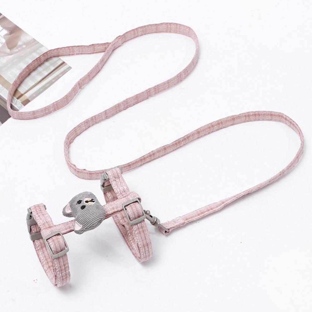 Dây Dắt Ngực Dắt Mèo Hình Chữ H Dễ Thương