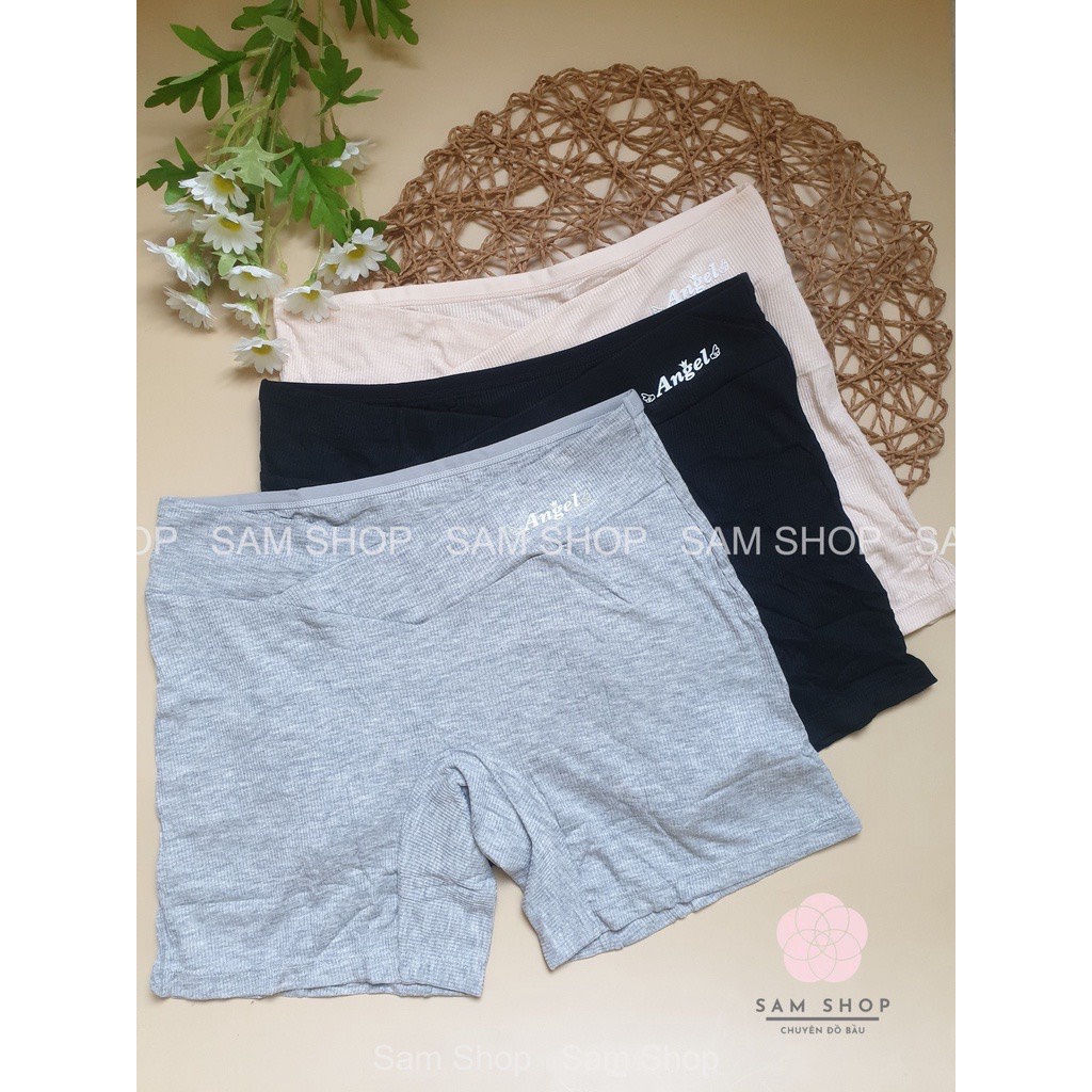 Quần váy bầu cạp chéo angle, thoáng mát, mềm mịn, kháng khuẩn, khử mùi, thoải mái suốt thai kỳ - QVB2