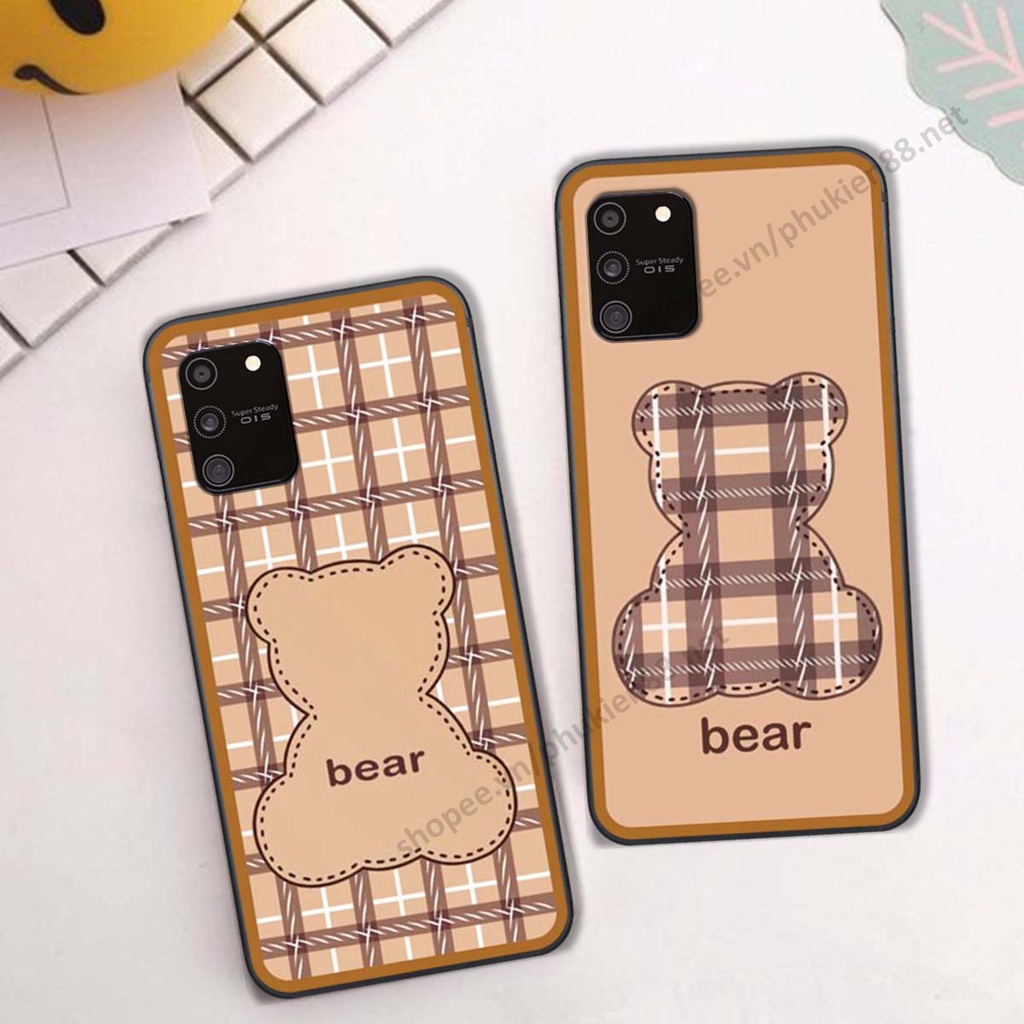 Ốp lưng Samsung S10 Lite ốp điện thoại LineBear, bé tóc xù, hoa siêu đẹp