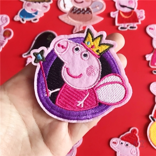 Sticker ủi thêu hình heo Peppa
