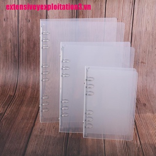 Sổ Tay Khổ A6 a5 Kèm 6 Còng Tay 9 Thiết Kế Trong Suốt Sáng Tạo