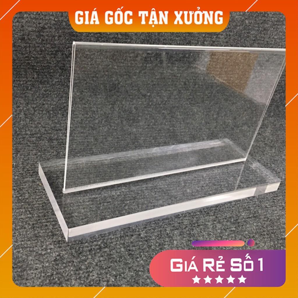 [Giá gốc Tận Xưởng] Kệ mica chức vụ 2 mặt Công an, Đế dày 15mm