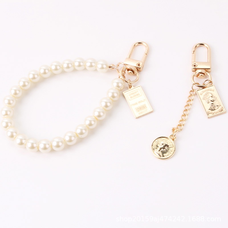 Dây treo túi xách hình vuông / tròn in chữ độc đáo phong cách Retro