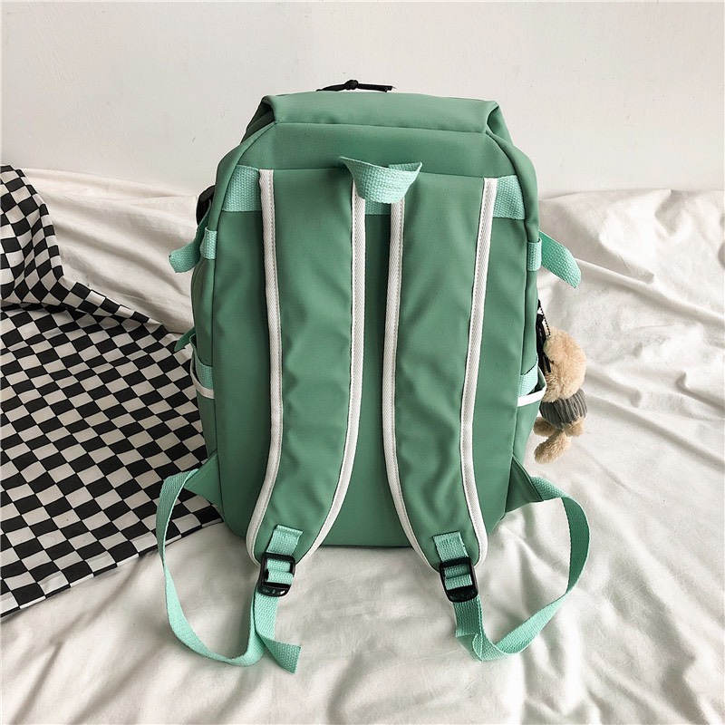 Balo đi học, túi du lịch Unisex cao cấp chống thấm nước dành cho học sinh sinh viên - Hàng Quảng Châu cao cấp (BL12)