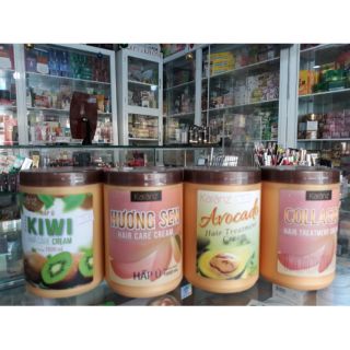 Hấp ủ tóc kiwi bơ sen Collagen